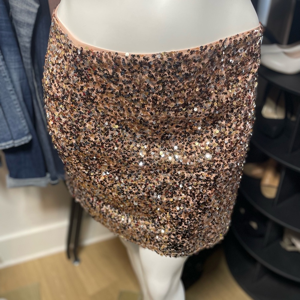 ASOS Glittering Sequin Mini Skirt